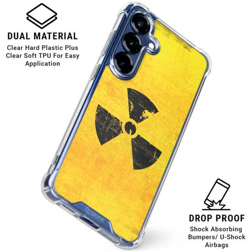Radioactivity Large Galaxy S25 Clear Case